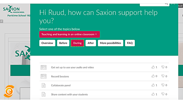 Saxion Support Centre EesySoft